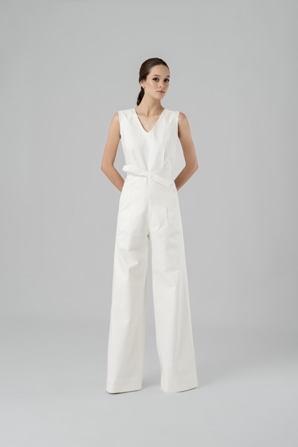 Jumpsuit básico escote V