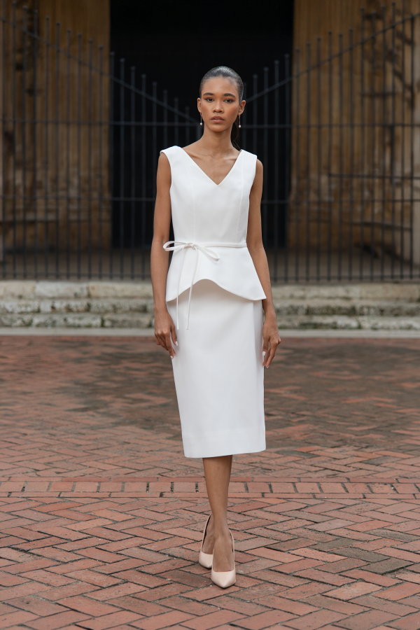 Falda tubo a la rodilla